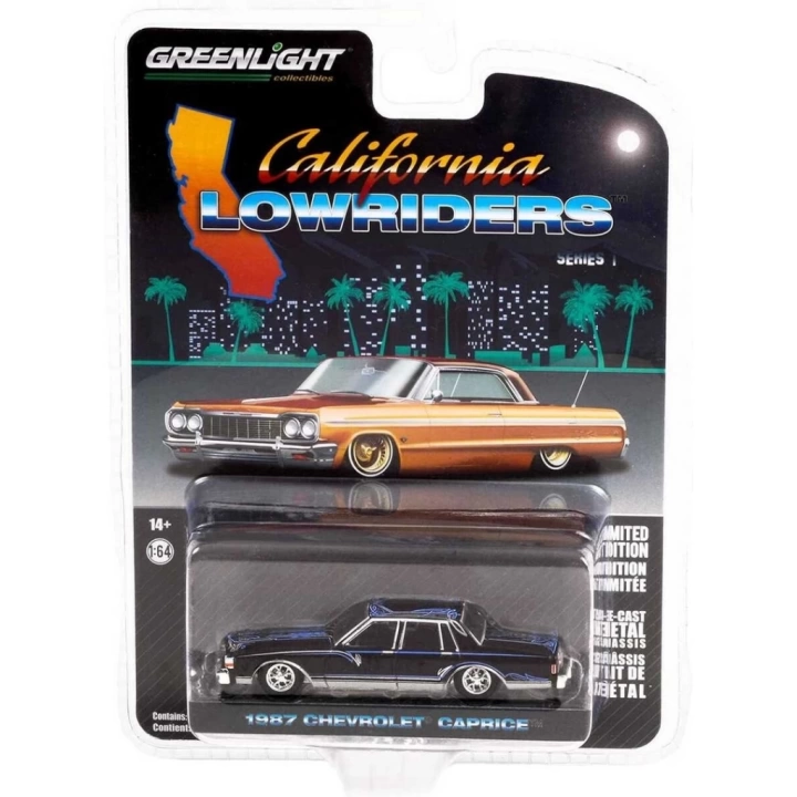 BFS   Greenlight 1/64 California Lowriders Series 1 1987 Chevrolet Caprice Lowrider