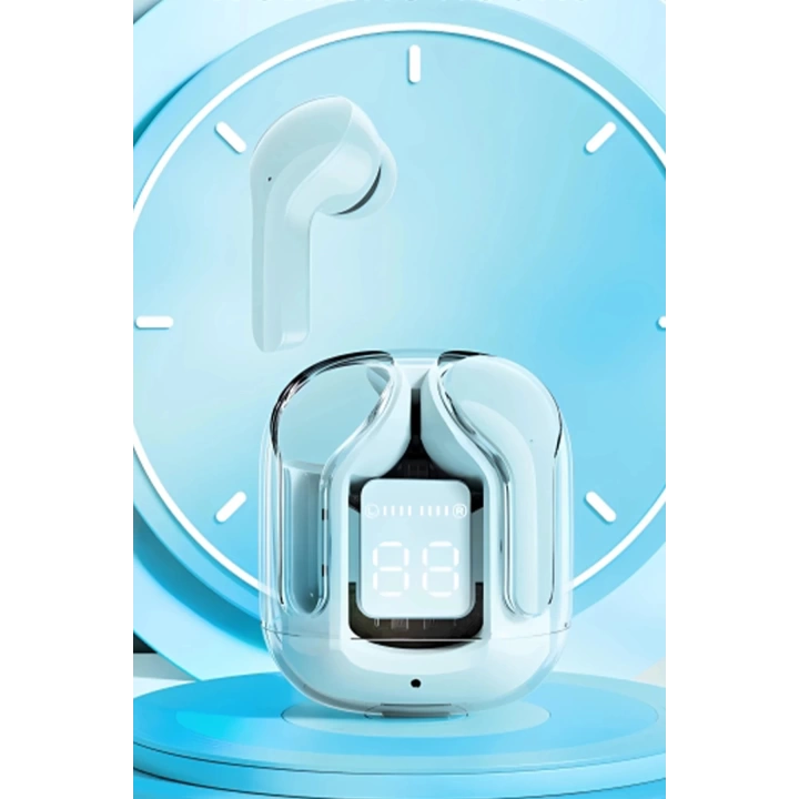 BFS GT13 Dijital Şarj Göstergeli Kablosuz Airpods Kulaklık - Beyaz