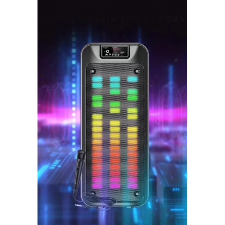 BFS Gts-1852 Taşınabilir Rgb Ledli Bluetooth Hoparlör Usb-tf Siyah