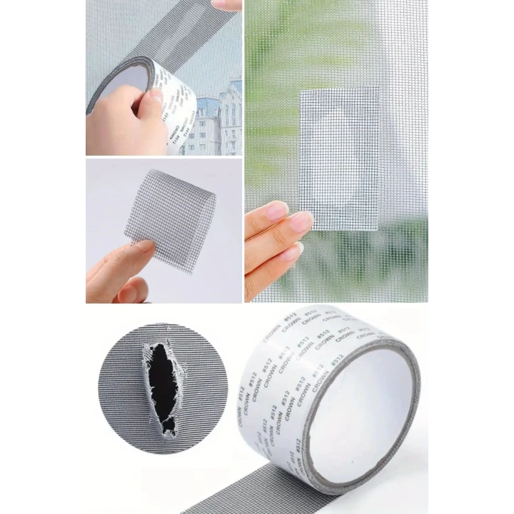 BFS  Güçlü Yapışkanlı Pencere Tamir Bandı, Böcek Önleyici Yama Bandı 2 mt x 5 cm