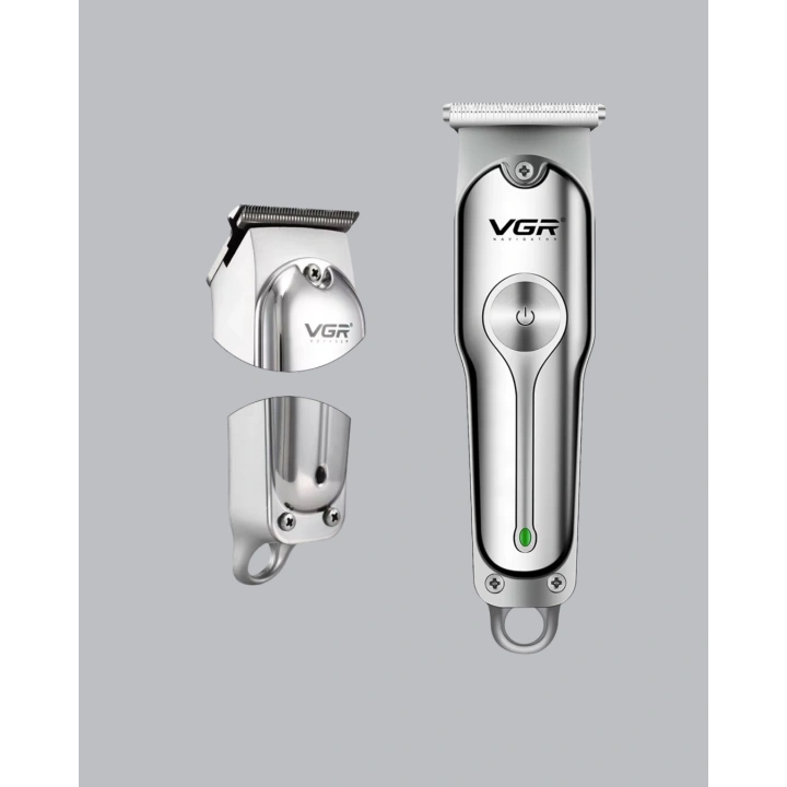 BFS Gümüş Desenli Şarjlı Tıraş Makinesi – 120 Dakika Çalışma Süresi, 3 Başlıklı