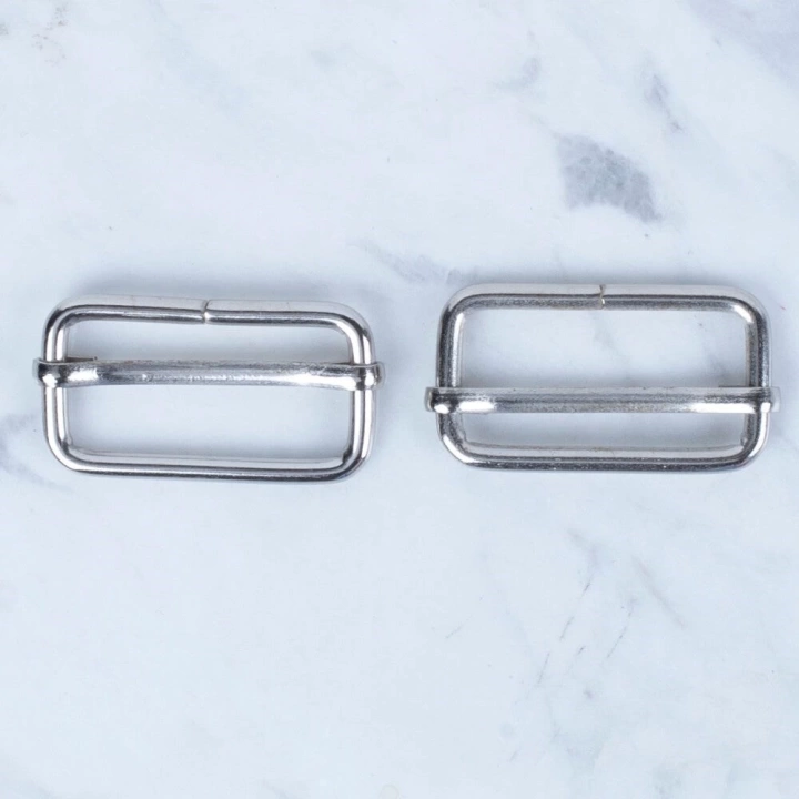 BFS  Gümüş Metal Toka Sürgülü 2 li Paket