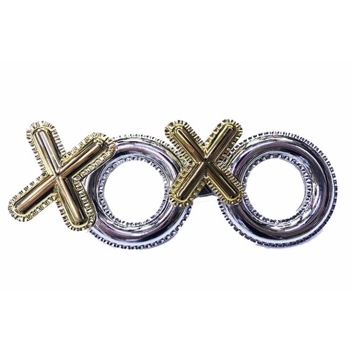 BFS   Gümüş Renk Xoxo Yazılı Parti Gözlüğü 17x7 cm