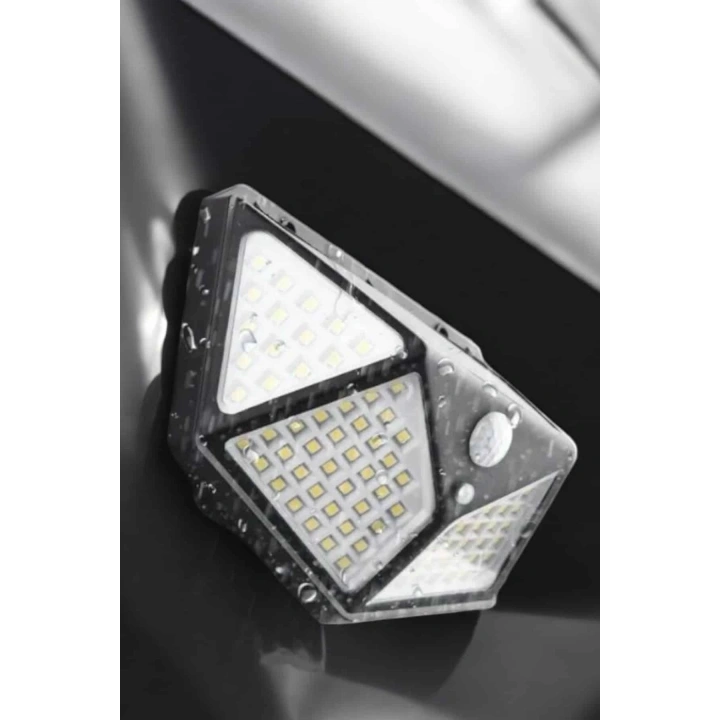 BFS Güneş Enerjili Bahçe Aydınlatma Lambası Solar 100 Led Lamba