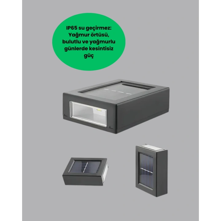 BFS Güneş Enerjili LED Duvar Aydınlatması