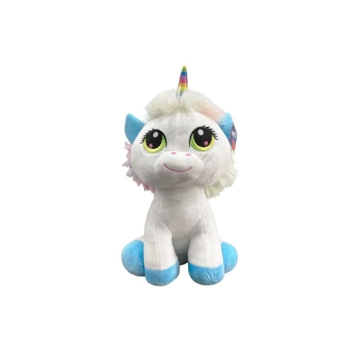 BFS  Halley Pembe Mavi Patili Unicorn 35 Cm PL62218
