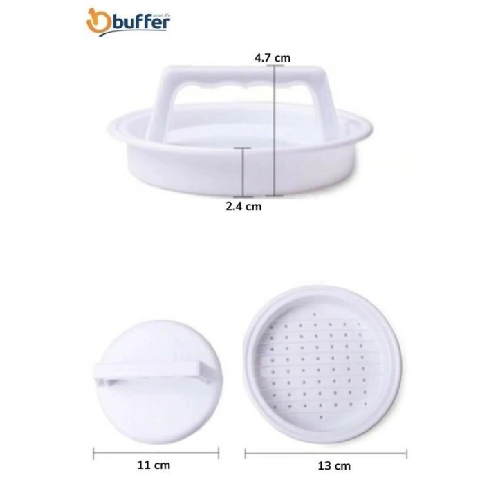 BFS   Hamburger Ve Köfte Şekillendirici Köfte Kalıbı Pratik Burger Pres Aparatı