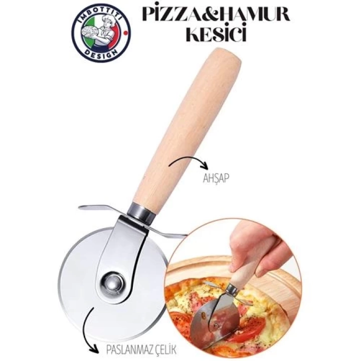 BFS Hamur ve Pizza Kesici Çelik Imbottiti Design