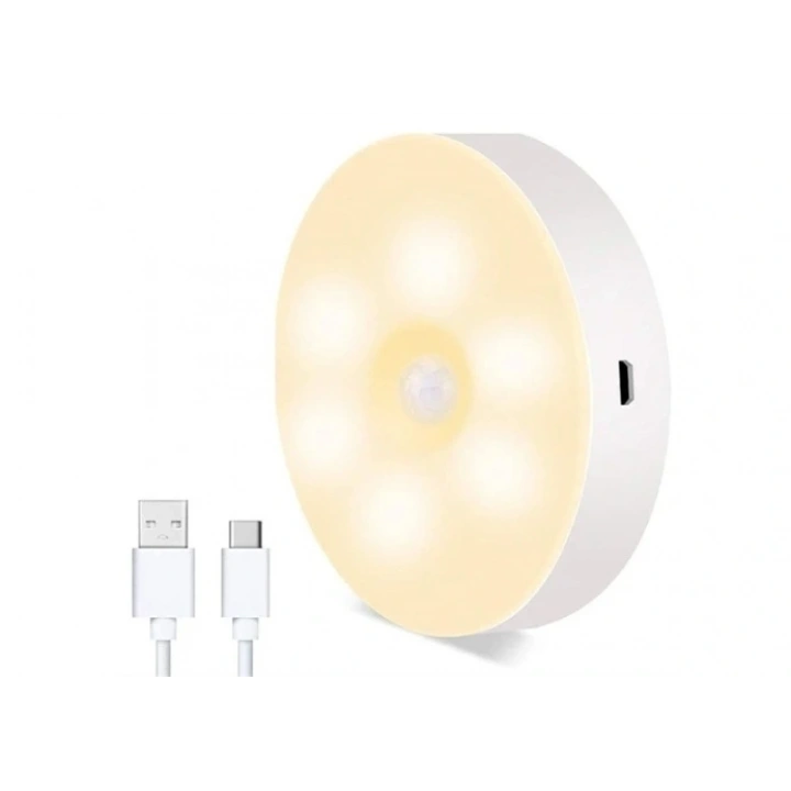 BFS Hareket Sensörlü Usb Şarjlı Led Işık Lamba