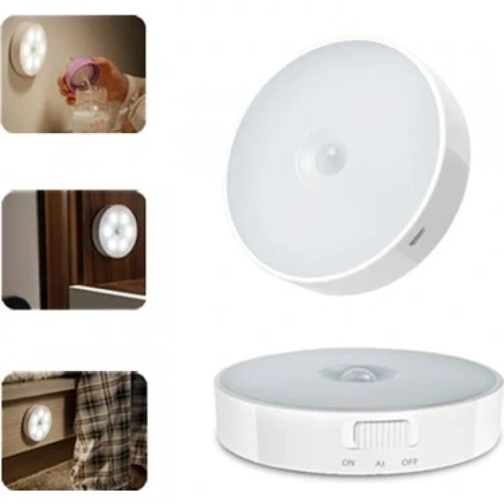 BFS Hareket Sensörlü Usb Şarjlı Led Işık Lamba
