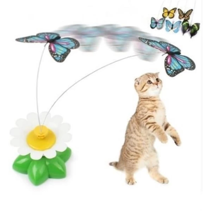 BFS  Hareketli Dönen Kelebek - Kedi Oyuncağı ( Pille Çalışır)