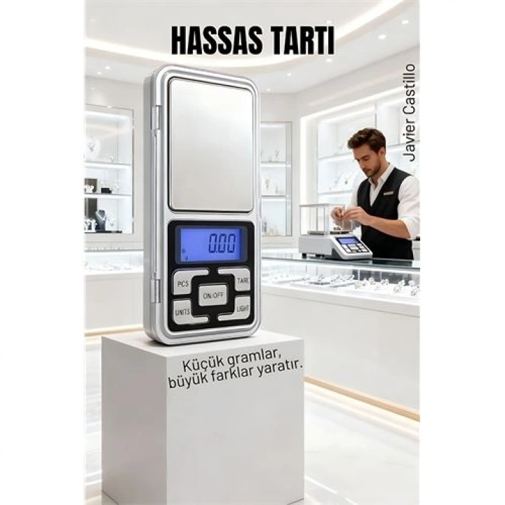 BFS Hassas Cep Tartısı 0.01g - 200g | Kuyumcu & Mutfak Tipi Profesyonel Dijital Ölçüm Cihazı