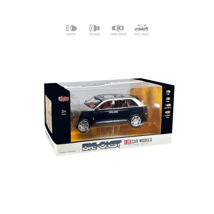 BFS  HCL806 Çek Bırak 1:22 Sesli ve Işıklı Metal Araba