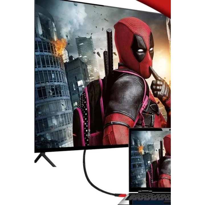 BFS  HDMI Kablosu HDTV Bilgisayar Uydu Görüntü Ses Full HD Sargılı Görüntü Aktarma Kablosu