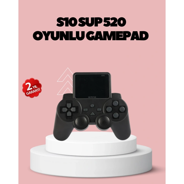 BFS HDMI TV Bağlantılı Orijinal S10 Gamepad 520 Oyunlu 2025 Seri Oyun Konsolu