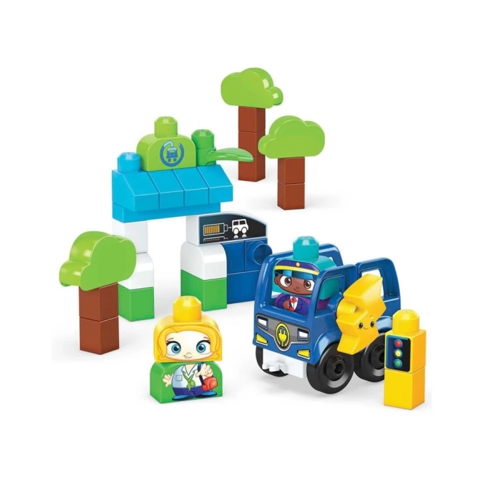 BFS  HDX90 MEGA BLOKS® Doğa Dostu Otobüs Seti 36 parça +1 yaş