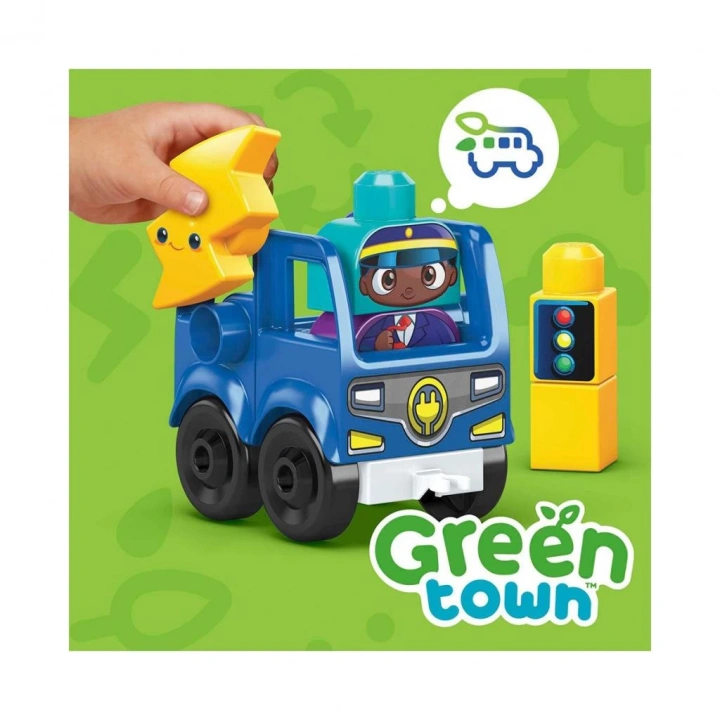 BFS  HDX90 MEGA BLOKS® Doğa Dostu Otobüs Seti 36 parça +1 yaş