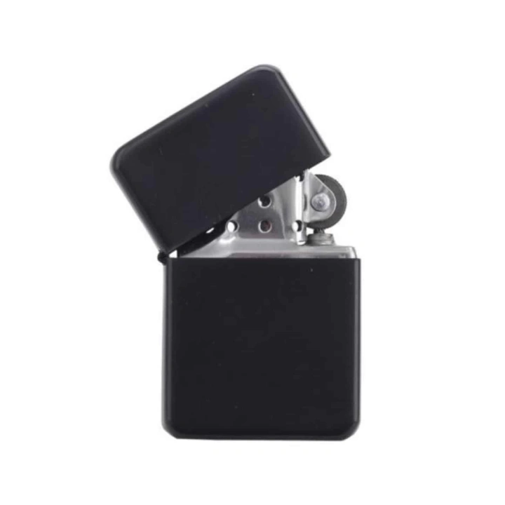 BFS Hediyelik Zarif Zippo Model Siyah Benzinli Çakmak