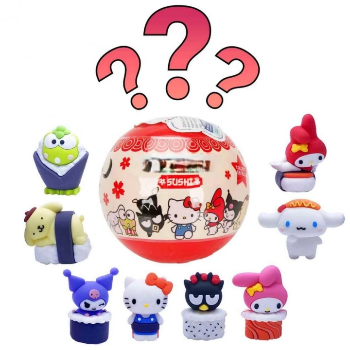BFS Hello Kitty And Friends Sushi 3D Sürpriz Figür Paketi