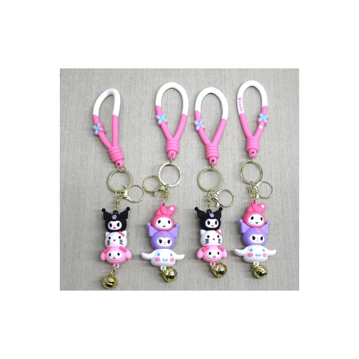 BFS Hello Kitty Serisi Silikon Anahtarlık | Karakter Figürü Alk4257 | Lisinya