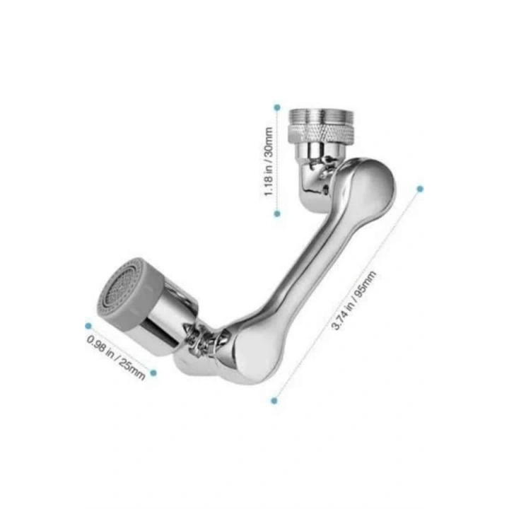 BFS Her Yere Dönebilen Tasarruflu Mutfak Musluk Başlığı Ucu Musluk Ucu Oynar Başlıklı