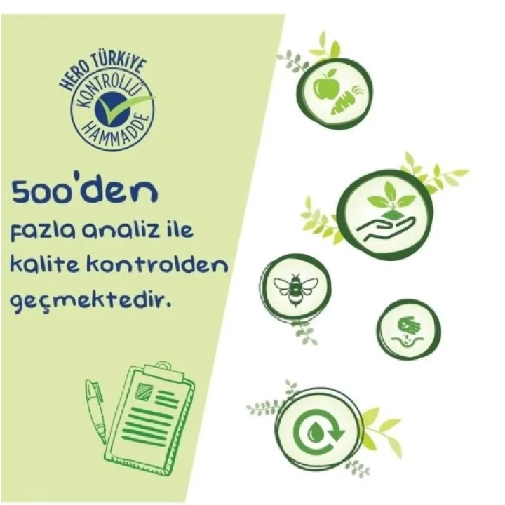 BFS  Hero Baby Organik Erik Püresi Kavanoz Mama 120 Gr