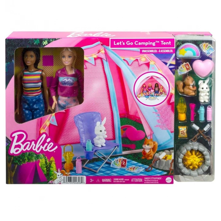 BFS  HGC18 Barbie Malibu ve Brooklyn Kampta Oyun Seti