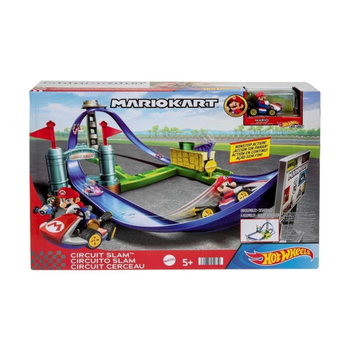 BFS  HGK59 HW Mario Kart Keskin Dönüşler Pist Seti /Hot Wheels