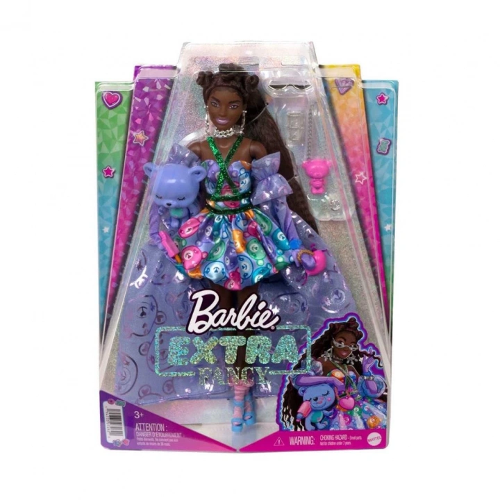BFS  HHN13 Barbie Extra Fancy - Mor Kostümlü Bebek