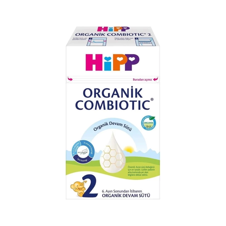 BFS   Hipp 2 Organik Combiotic Bebek Sütü 600 Gr