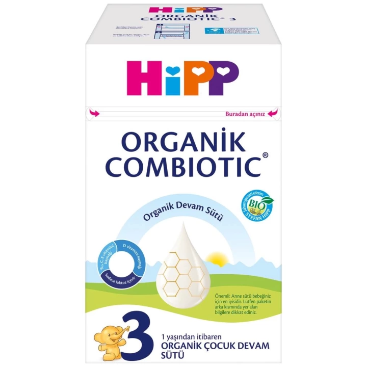 BFS  Hipp 3 Organik Combiotic Bebek Sütü 800 Gr