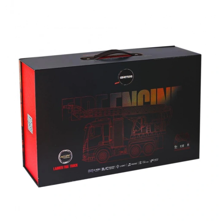 BFS   HJ8002-1 Kumandalı Metal İtfaiye 1:12 -Gepttoys
