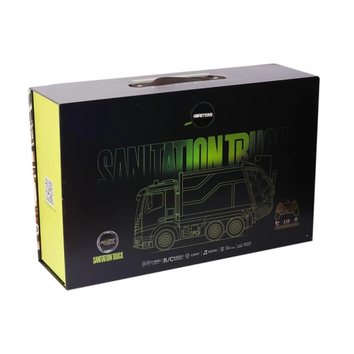 BFS   HJ8003-1  Metal Kumandalı Çöp Arabası -Gepettoys