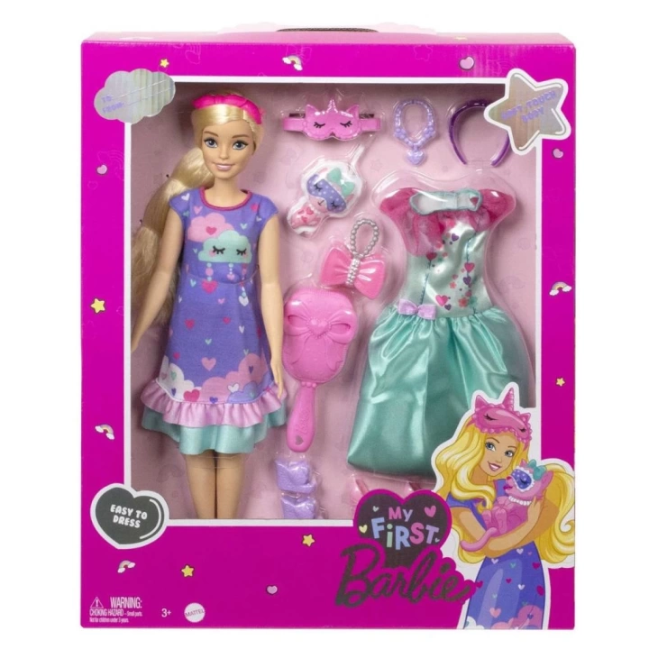 BFS  HMM66 My First Barbie - İlk Barbie Bebeğim - Delüks Bebek