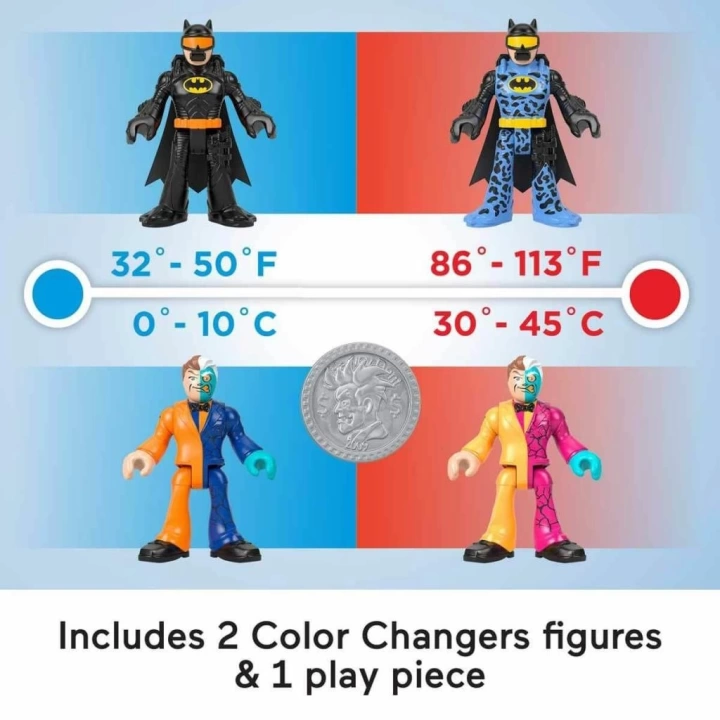 BFS  HMX60 Imaginext® DC Super Friends™Color Changers Temel Figür Seti