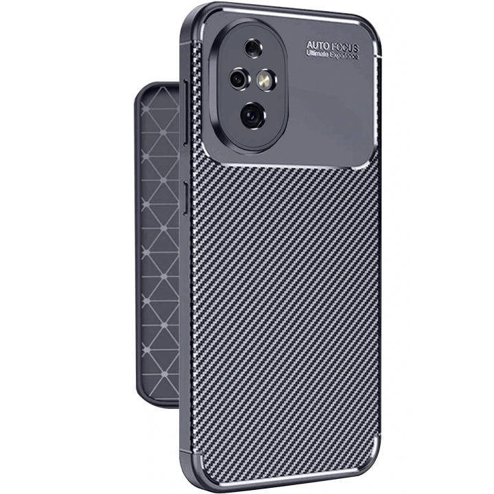 BFS  Honor 200 Kılıf Auto Focus Karbon Kapak - Lacivert