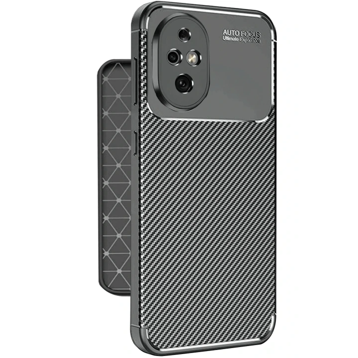 BFS  Honor 200 Kılıf Auto Focus Karbon Kapak - Siyah