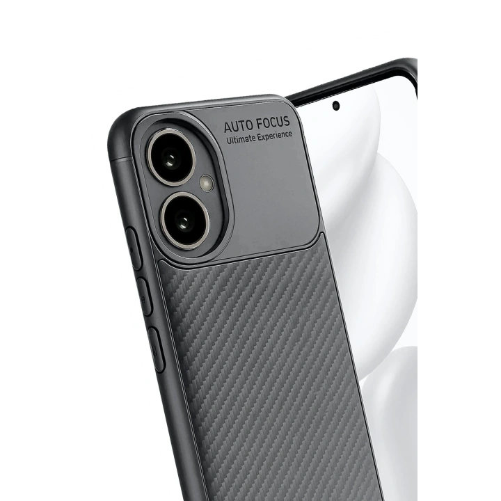 BFS  Honor 400 Kılıf Auto Focus Karbon Kapak - Gri