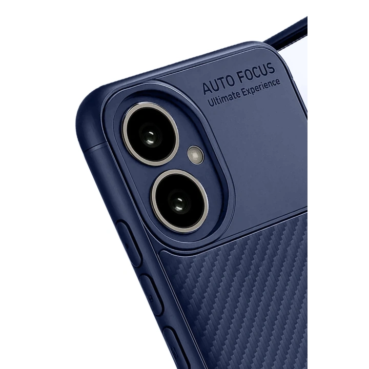 BFS Honor 400 Kılıf Auto Focus Karbon Kapak - Lacivert