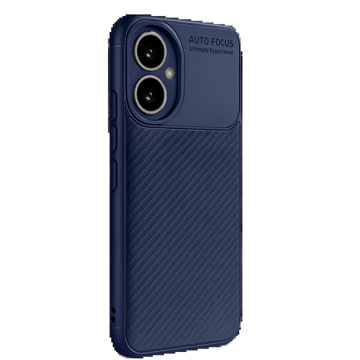 BFS Honor 400 Kılıf Auto Focus Karbon Kapak - Lacivert