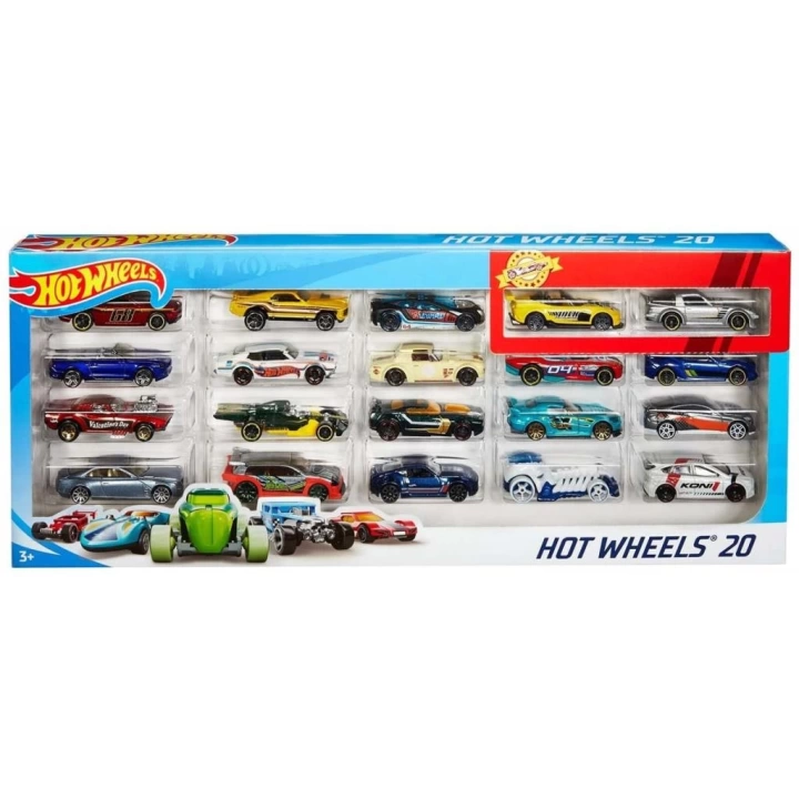 BFS   Hot Wheels 20li Araba Seti