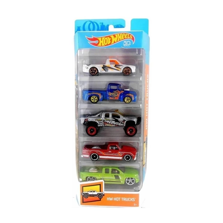 BFS   Hot Wheels 5li Araba Seti