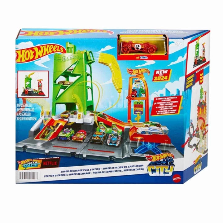 BFS   Hot Wheels Elektrikli Araç Şarj İstasyonu Oyun Seti HTN79
