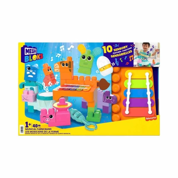 BFS  HPB46 Mega Bloks® Çiftlik Orkestrası 40 parça +1 yaş