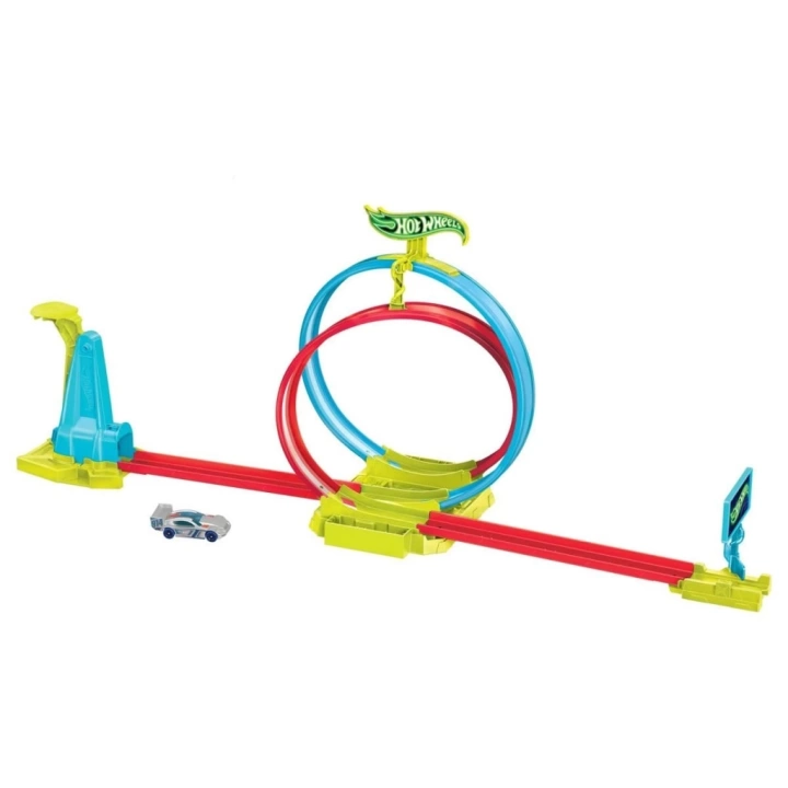 BFS  HPC05 Hot Wheels Neon Yarışlar Çifte Çemberde Yarış Seti