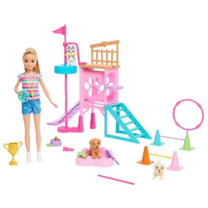 BFS   HRM10 Stacienin Köpekçik Oyun Parkı - Barbie and Stacie To The Rescue