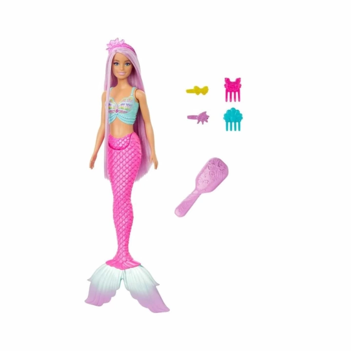 BFS   HRR00 Barbie Uzun Saçlı Muhteşem Deniz Kızı