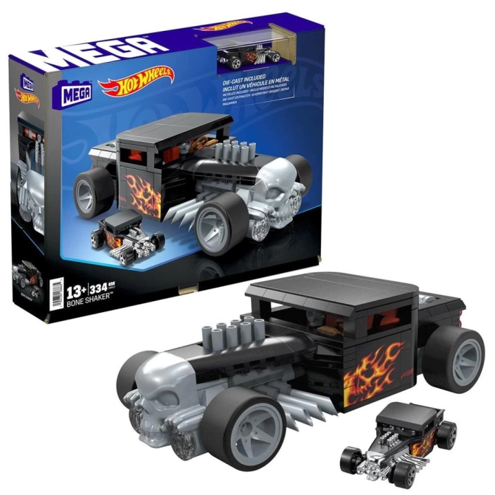 BFS   HRY17MEGAHotWheelsBoneShaker334parça+5yaş