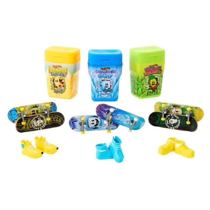 BFS   HTP10 Hot Wheels Skate İkili Parmak Kaykay Kutusu (Aromalı Sakız Kutusu Temalı)