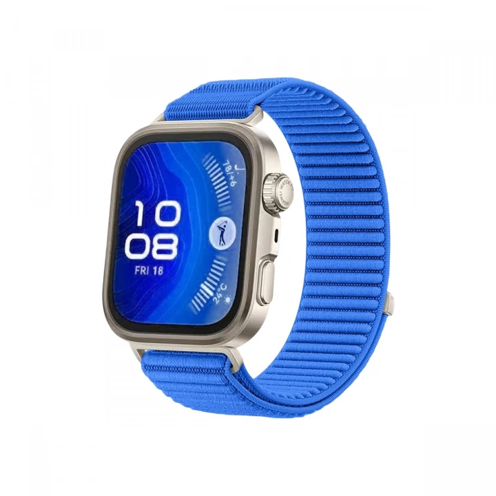 BFS  Huawei Fit 4 Braid Kordon - Mavi